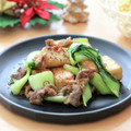 runa10's cooksnap of when they made 牛コマと青梗菜と豆腐のご飯に合う中華炒め.