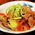 ダッフィーニーうに's cooksnap of when they made 豚キムチきんぴら♪.
