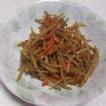 きらり流れ星's cooksnap of when they made いつもの定番・きんぴらごぼう♪.