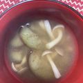 猫のミイヤ's cooksnap of when they made ＊なすとしめじのみそ汁＊.