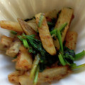 TYSK's cooksnap of when they made ほうれん草と長芋のバター炒め.
