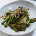 zakkiiM's cooksnap of when they made アスパラの味噌きんぴら.