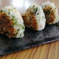 光海藻's cooksnap of when they made あおさ海苔としらすの焼きおにぎり♪.