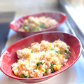 かっちゃん杉's cooksnap of when they made 簡単！カニカマとシャキシャキレタスの炒飯.