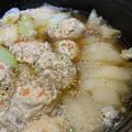 らぱこっこ's cooksnap of when they made レンジで時短♡大根と鶏つくねの旨味鍋.