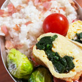 なーなちゃん's cooksnap of when they made ほうれん草の卵焼き.