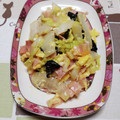 nyangomama's cooksnap of when they made 簡単！白菜とベーコンの玉子とじ.