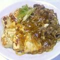 Meruu's cooksnap of when they made 満腹すき焼き？？★くずきり＆豚肉＆豆腐★.