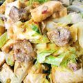 みみ母's cooksnap of when they made 簡単おかず、厚揚げとキャベツの豆板醤炒め.
