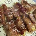 まゆみきママ's cooksnap of when they made ご飯に合う！甘辛サツマイモの豚肉巻き.