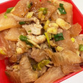 まぐきち's cooksnap of when they made かぶと豚肉の生姜塩こうじ炒め.