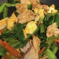ヨッチこ's cooksnap of when they made 小松菜・豚こまの卵ふんわり炒め♪.
