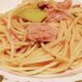 Nöööla♡'s cooksnap of when they made 簡単すぎる、長ねぎとツナのパスタ.
