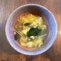 クックL8U9HI☆'s cooksnap of when they made えのきと卵とワカメのスープ・中華風スープ.