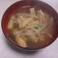 きらり流れ星's cooksnap of when they made 時短⭐大根と青ネギのお味噌汁⭐.