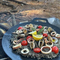 ていっちょ's cooksnap of when they made イカ墨のパエリア♪.
