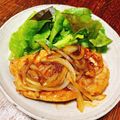 ちゃちゃまる26's cooksnap of when they made 厚切り豚ロースのジンジャーポークチャップ.