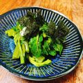 ちゃちゃまる26's cooksnap of when they made ツルムラサキの柚子胡椒おひたし★.