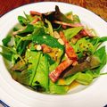 ちゃちゃまる26's cooksnap of when they made ✿ルッコラのサラダ♪卵黄ドレッシングで✿.