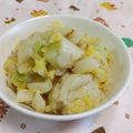 赤い電話's cooksnap of when they made 100円以下で作る白菜のおひたし.