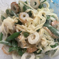 hana8796's cooksnap of when they made シロさんのいんげんとちくわのサラダ.