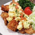 クックUR9L2V☆'s cooksnap of when they made 〖鶏のから揚げ　明太子×マヨたまソース〗.