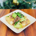 西＊絵子's cooksnap of when they made 牛コマと青梗菜と豆腐のご飯に合う中華炒め.