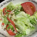 CuB♡'s cooksnap of when they made レタスとかにかまのごまマヨサラダ.