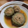 yuatu56's cooksnap of when they made ゴーヤの肉詰め煮★.