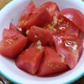 プルンバゴ's cooksnap of when they made トマトのハチミツ生姜マリネ.