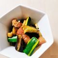 干芋くん's cooksnap of when they made ズッキーニと茄子のアンチョビバルサミコ酢.