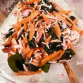 月✳Iris's cooksnap of when they made にんじんとかにかまの梅わかめ和え♪.
