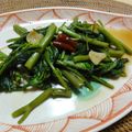 うりとく's cooksnap of when they made 空芯菜の炒め物♪.