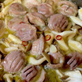 あい♪らんど's cooksnap of when they made 砂肝としめじのアヒージョ.