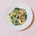 まあまま☆0403's cooksnap of when they made しらすとほうれん草の和風スパゲティー♪.
