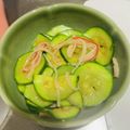 Reo14☆'s cooksnap of when they made ズッキーニのナムル.