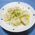 ＠迷子＠'s cooksnap of when they made 洋風に変身♪水餃子のオリーブオイルかけ.