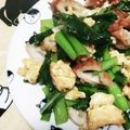 まぶたん's cooksnap of when they made 三色柔らか炒り卵オイスターソース味.