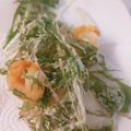 ちょことべりー's cooksnap of when they made 水菜と小海老のカリカリかき揚げ.