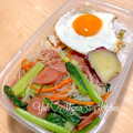 YUH♡ママ's cooksnap of when they made ☆小松菜とソーセージ炒め☆.