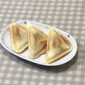 もこもこねね's cooksnap of when they made ホットサンドメーカーでたいやき風.