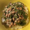 ベティ３'s cooksnap of when they made ひとりごはん＊めかぶ納豆の青のり和え.