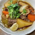 トコタン's cooksnap of when they made 大蒜ごろりスタミナ肉じゃが☆焼肉のタレで.