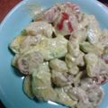 Bluemoon02's cooksnap of when they made えびとトマトとアボカドのサラダ.