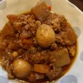 ✾MAI✾'s cooksnap of when they made 豚バラ肉・こんにゃく・大根の味噌煮込み.