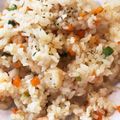 クック6TI1J5☆'s cooksnap of when they made はらぺこ男子高校生(弟)用のエビピラフ.