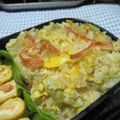 えみんちゅ＊'s cooksnap of when they made 焼肉のタレでレタス炒飯★.
