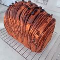 ガラスの靴☆゜'s cooksnap of when they made チョコマーブル食パン（ちくわパン成形）.