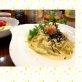 koiko亭's cooksnap of when they made 黄金色明太パスタ.