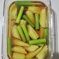 tamago大好き's cooksnap of when they made ベビーコーンのめんつゆ浸し.